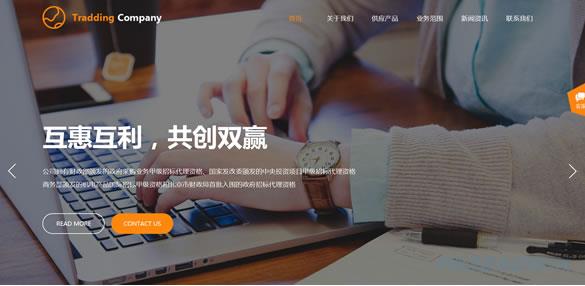 出口贸易网站模板 T9363.jpg