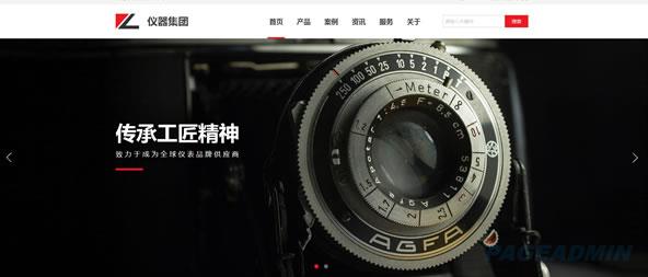 仪器仪表公司网站模板 T9975.jpg